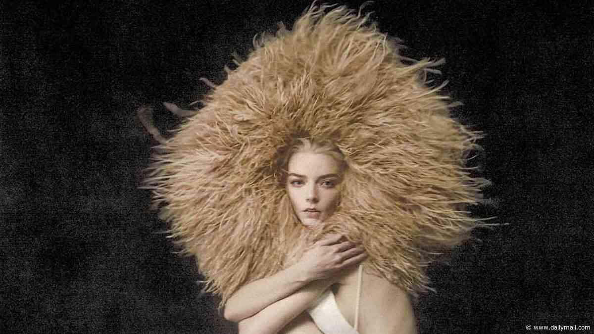 Anya Taylor-Joy says her uprooted childhood left her feeling 'alienated' as she opens up about how constantly moving around prepared her for life as an actress in glamorous L'Officiel magazine shoot