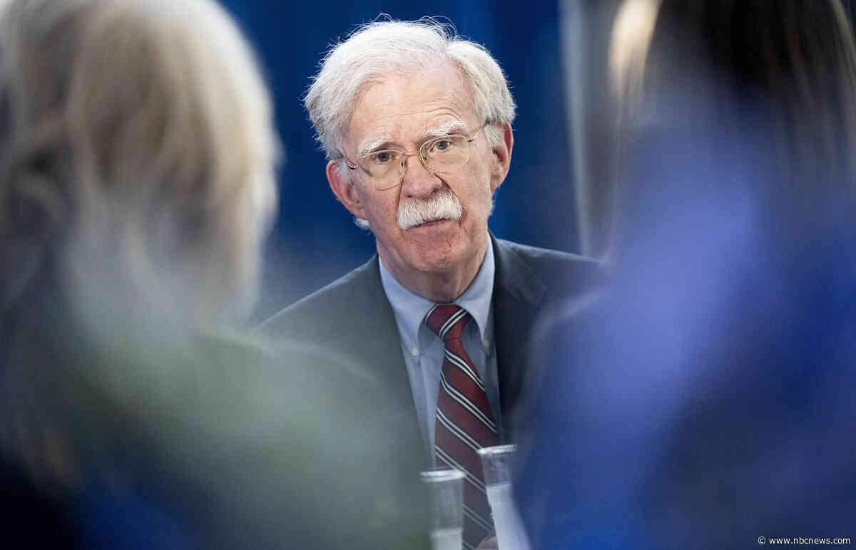 Ex-Trump adviser John Bolton to plead guilty to retaining national security info