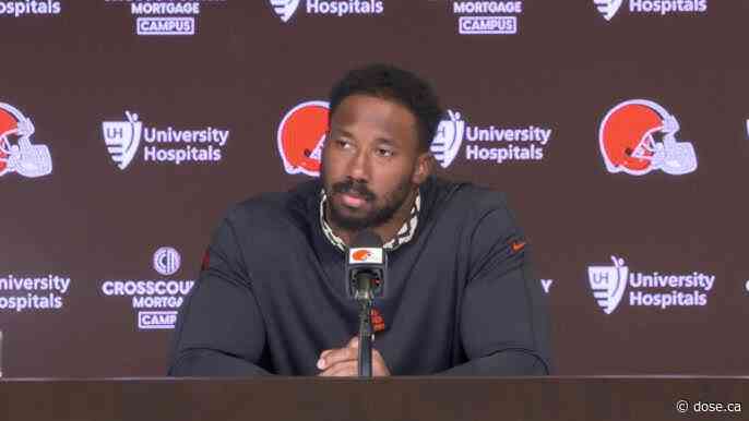 Here is Myles Garrett’s replacement in Cleveland