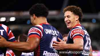Star winger’s super Blues audition helps Roosters to dominant clean sheet over struggling Raiders