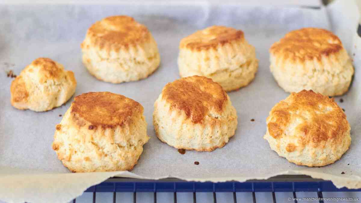 Scones will rise higher and be fluffy every time if you add 1 ingredient before baking
