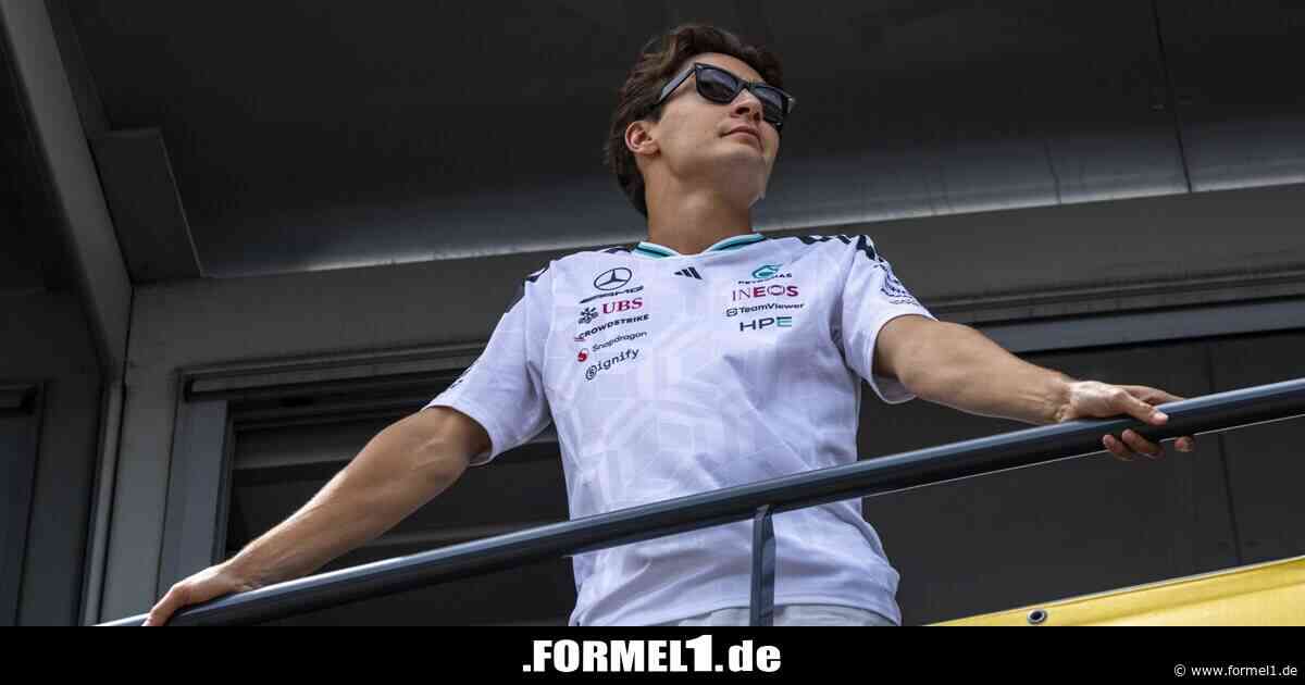 George Russell bleibt in Monaco liegen, Fans scherzen über Fluch