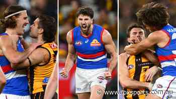 ‘F***ing unbelievable’: Unlikely late-game hero as Dogs pull off bonkers comeback in FIERY thriller