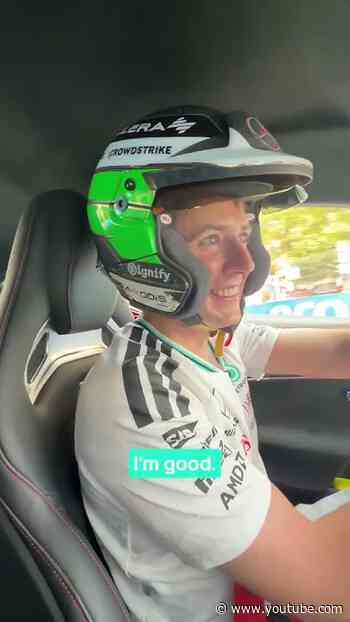 Admin has never been so scared 🤣 Top drive, Fred! #mercedesf1 #fredvesti #f1shorts