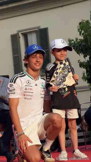 A day to remember for Emanuele 🙌 #Mercedes #F1 #KimiAntonelli