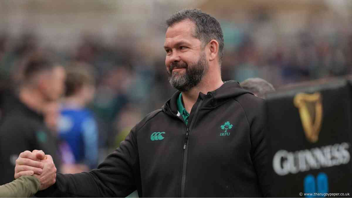 Ireland head coach Andy Farrell excited about the future after signing new deal to 2031