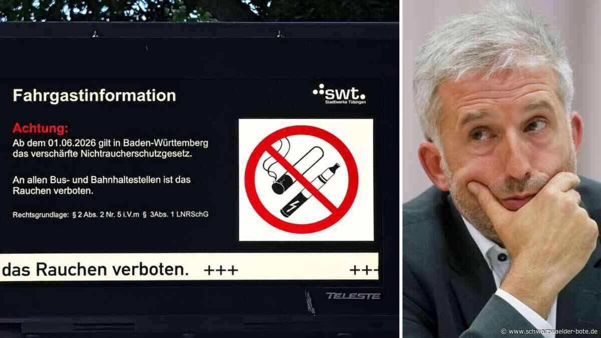 Kritik an Nichtraucherschutzgesetz: Dienstaufsichtsbeschwerde gegen Palmer – Tübinger OB reagiert