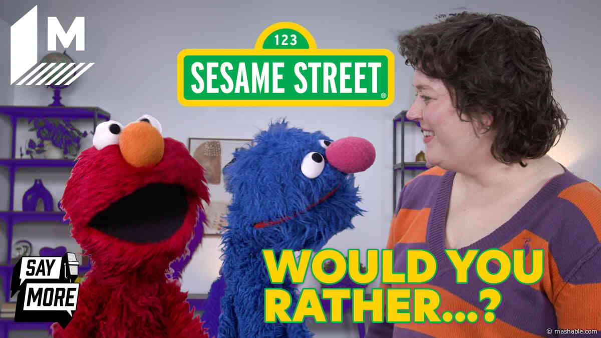 Grover and Elmo Play Would You Rather on Say More