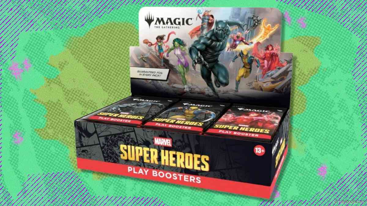 Preorder the Magic: The Gathering Marvel Super Heroes Play Booster Box at its lowest price yet