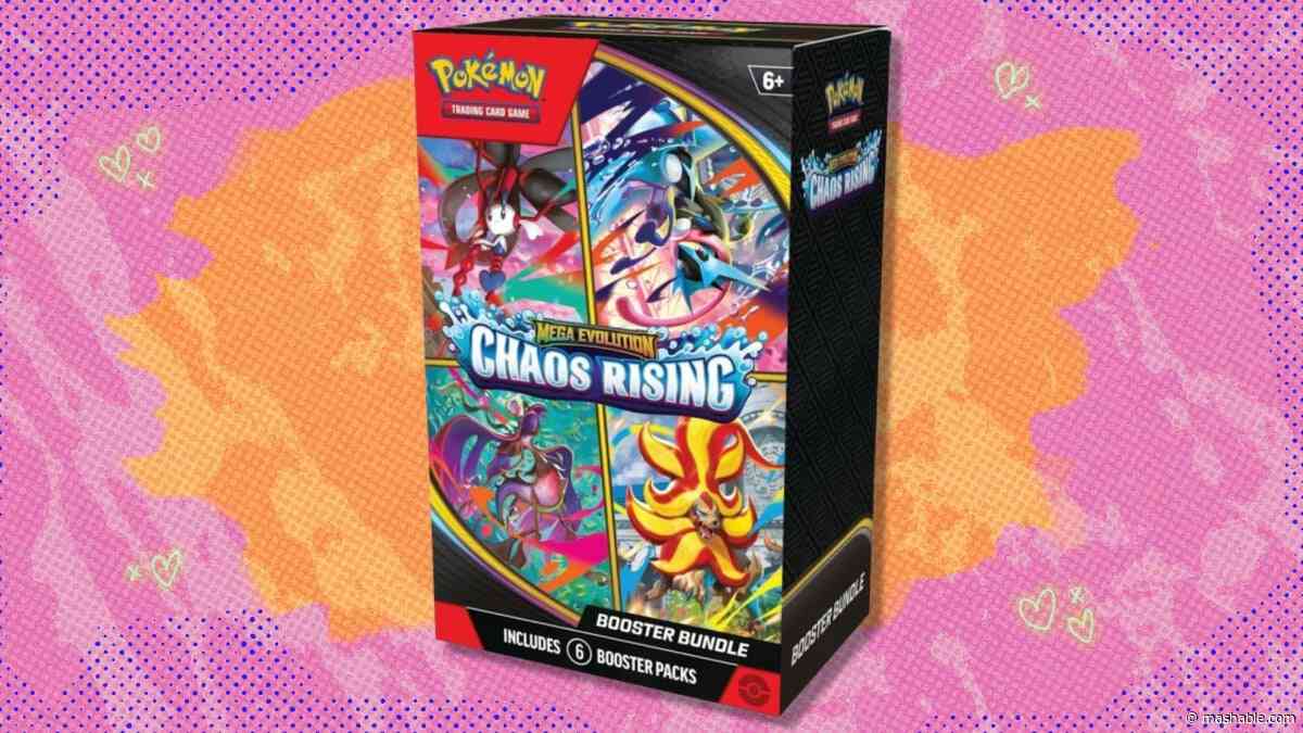 The Pokémon TCG Chaos Rising Booster Bundle is now well under $60 on Amazon