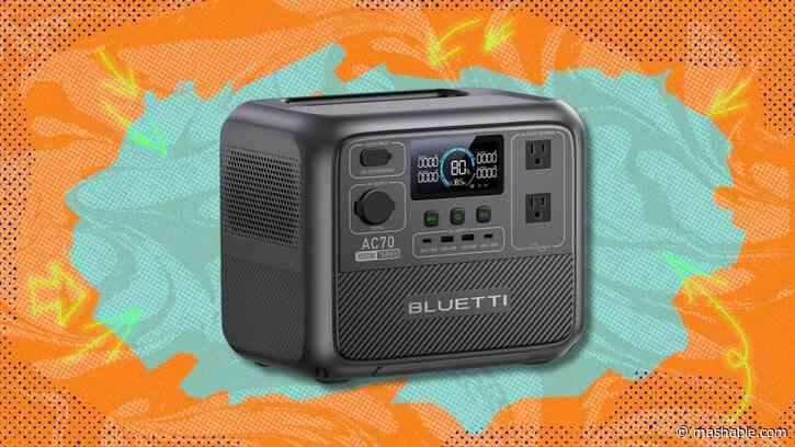 The Bluetti AC70 portable power station is $100 off at Amazon ahead of Prime Day