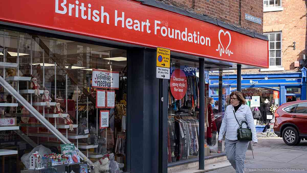 British Heart Foundation confirms plans to close 150 high street shops