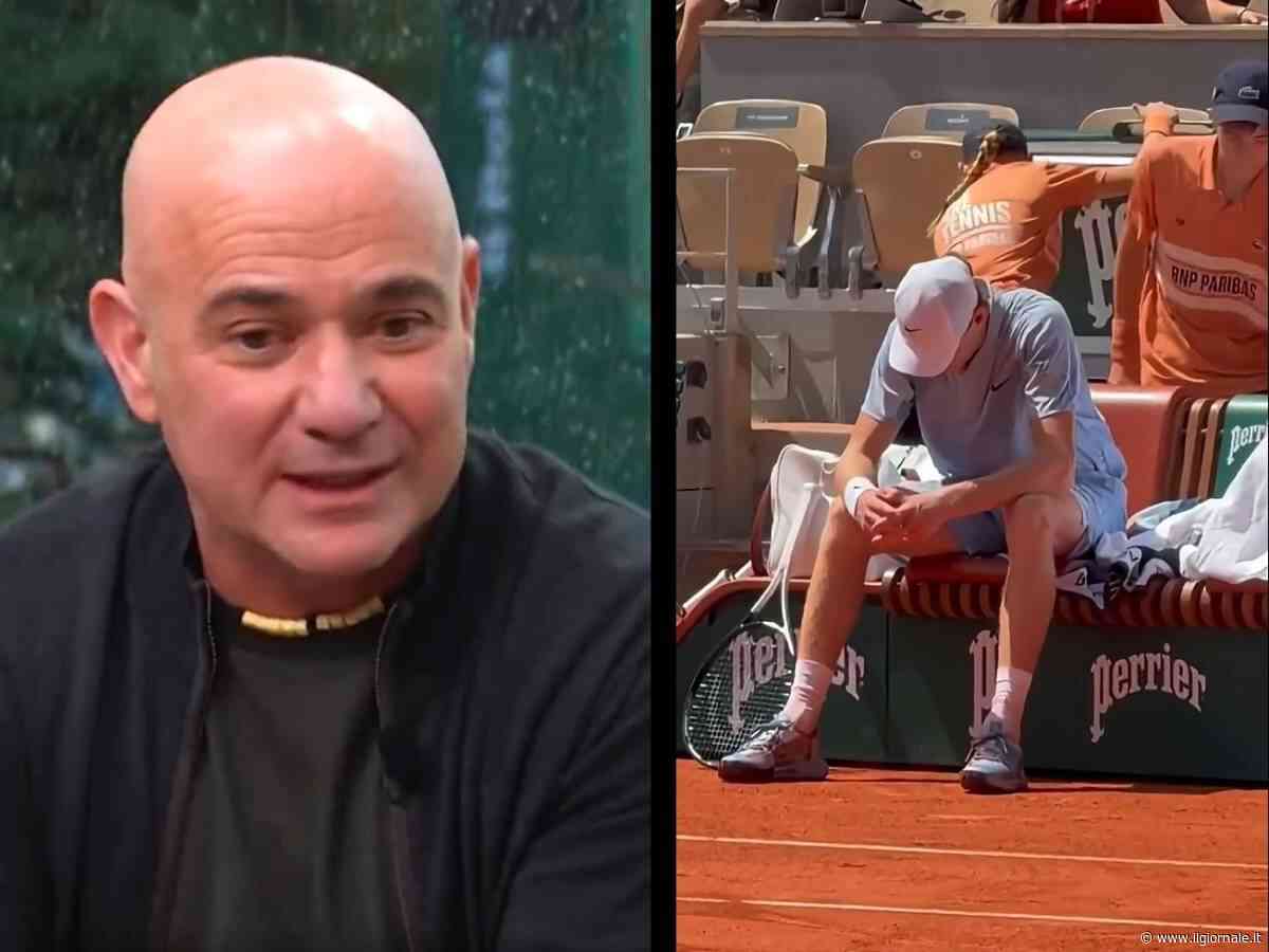 Sinner, durissimo affondo di Agassi: "Se duri 1 ora e 45 ci sono errori evidenti"