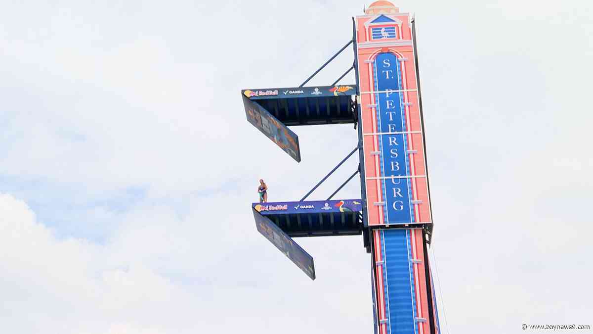 Red Bull Cliff Diving World Series arrives in St. Pete