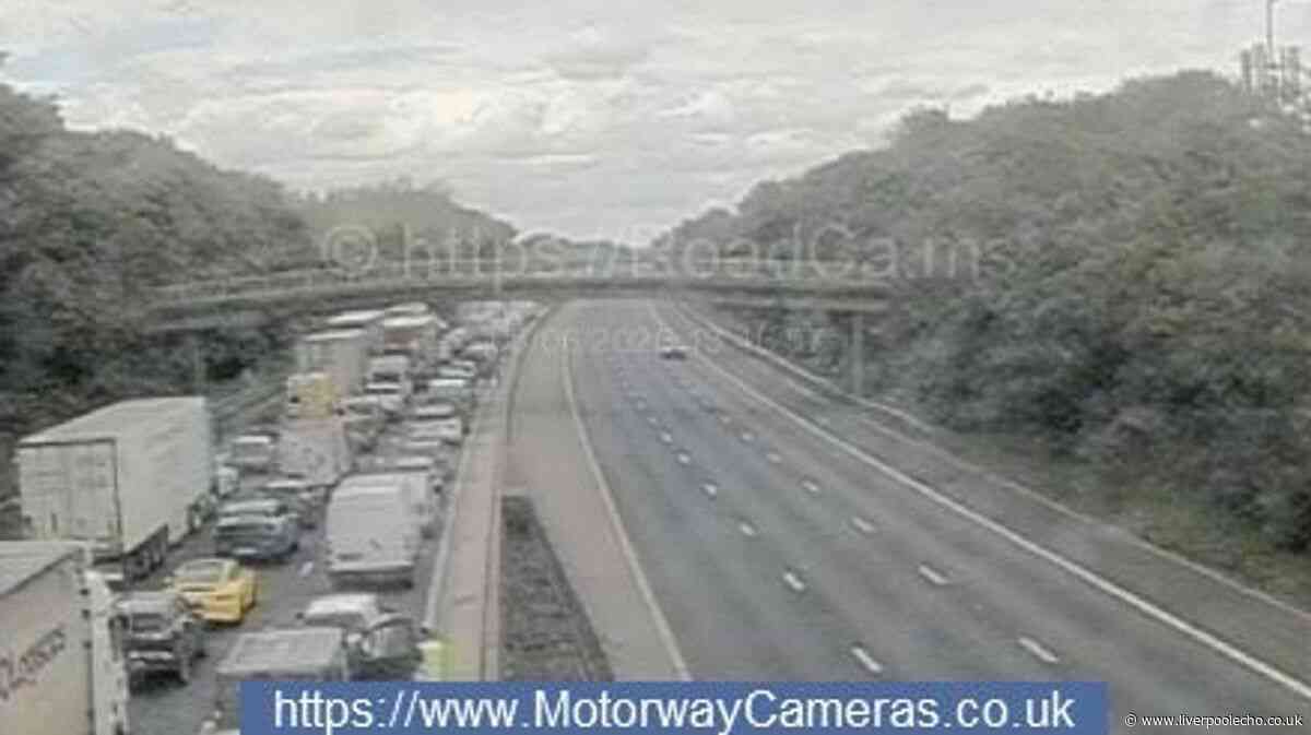 M6 fuel tanker crash as drivers face 90 minute delays - recap