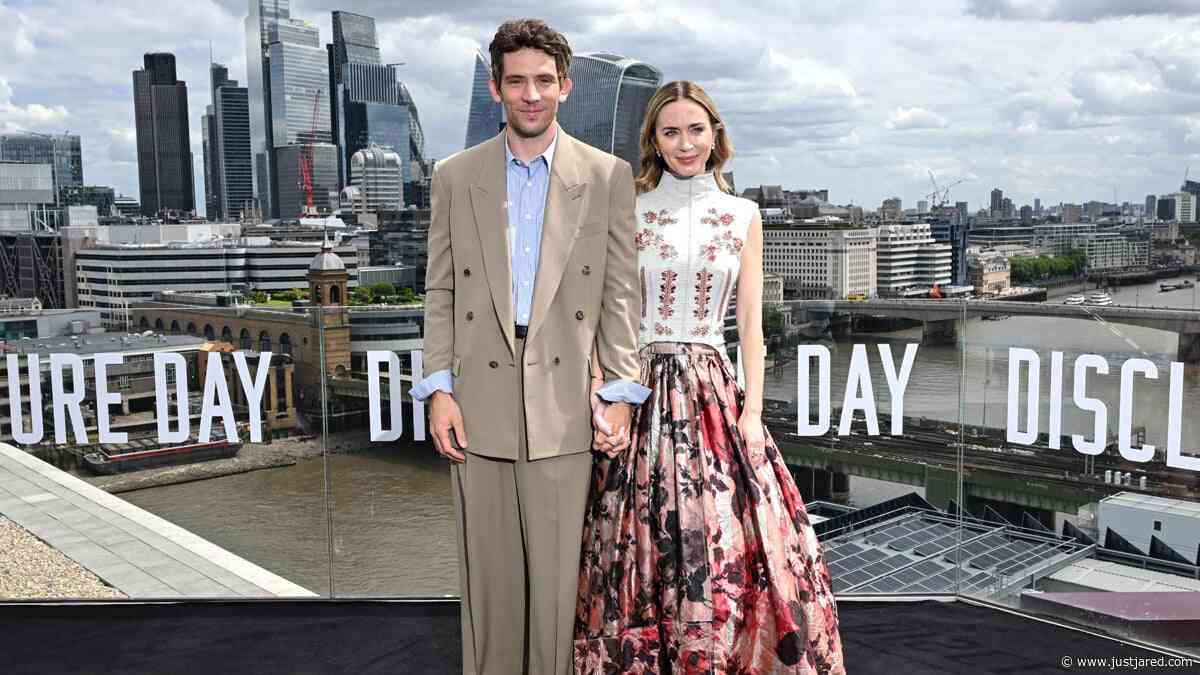 Emily Blunt & Josh O’Connor Hold Hands as They Attend ‘Disclosure Day’ Photocall in London