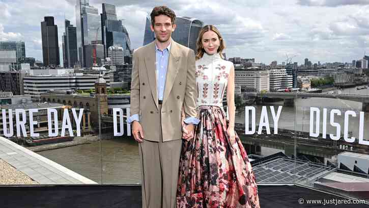 Emily Blunt & Josh O’Connor Hold Hands as They Attend ‘Disclosure Day’ Photocall in London