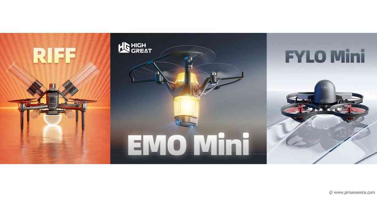 High Great's Three Flagship Drones Redefine Global Drone Show Standards