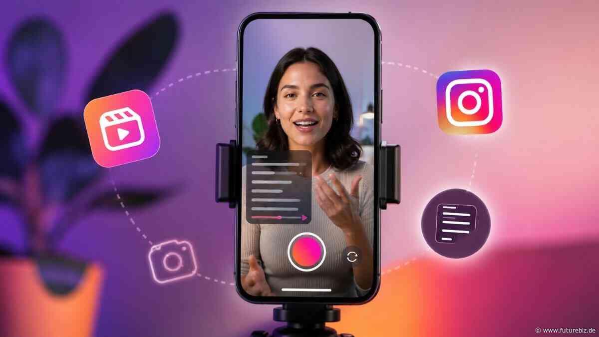 Instagram Teleprompter für die Kamera: Schluss mit Texthängern