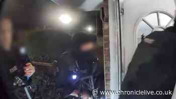 Armed police smashed into Newcastle family home after hoax call while they were on holiday