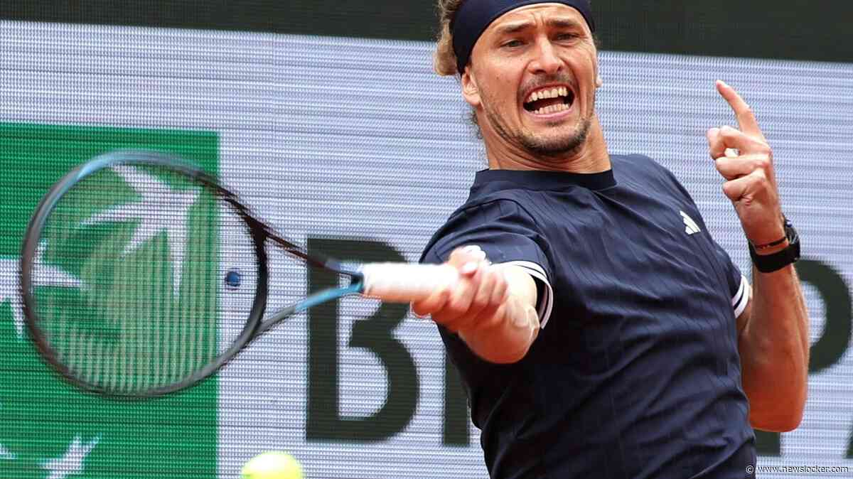 Titelfavoriet Alexander Zverev als eerste naar finale van Roland Garros