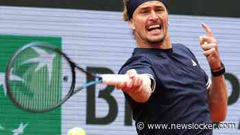 Titelfavoriet Alexander Zverev als eerste naar finale van Roland Garros