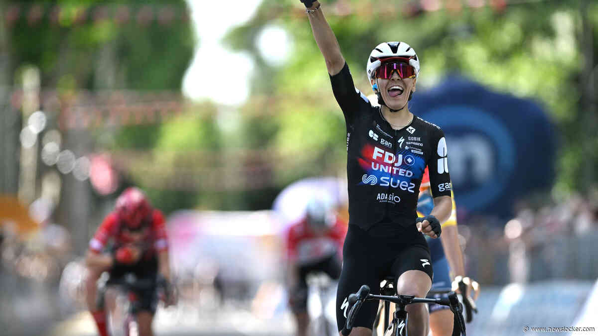 Giro d'Italia: Lucinda Brand moet ritzege aan C&eacute;lia Gery laten, valpartij Anna van der Breggen