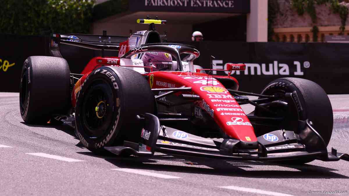 Hamilton fastest as Ferrari underline favourites status in Monaco practice