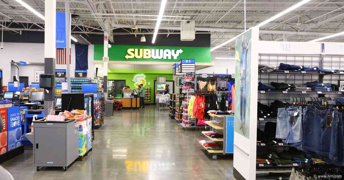 Shoppers can order Subway with their Walmart delivery