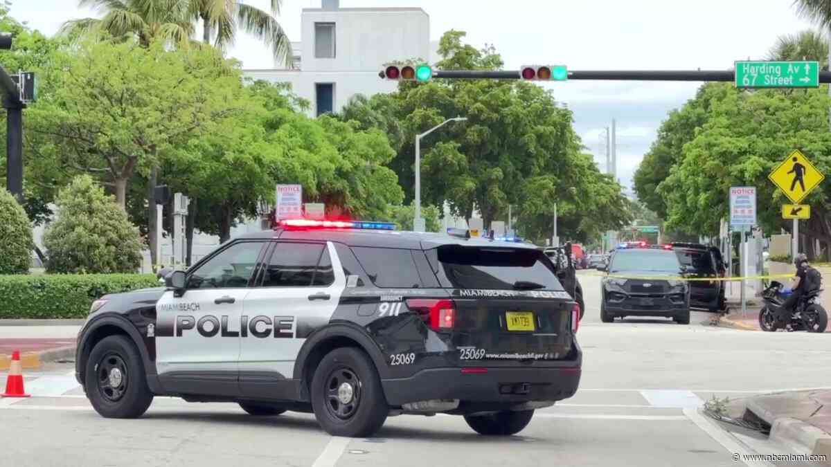 Video shows 2 taken into custody after man critically hurt in Miami Beach shooting