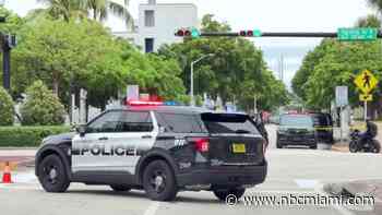 Video shows 2 taken into custody after man critically hurt in Miami Beach shooting