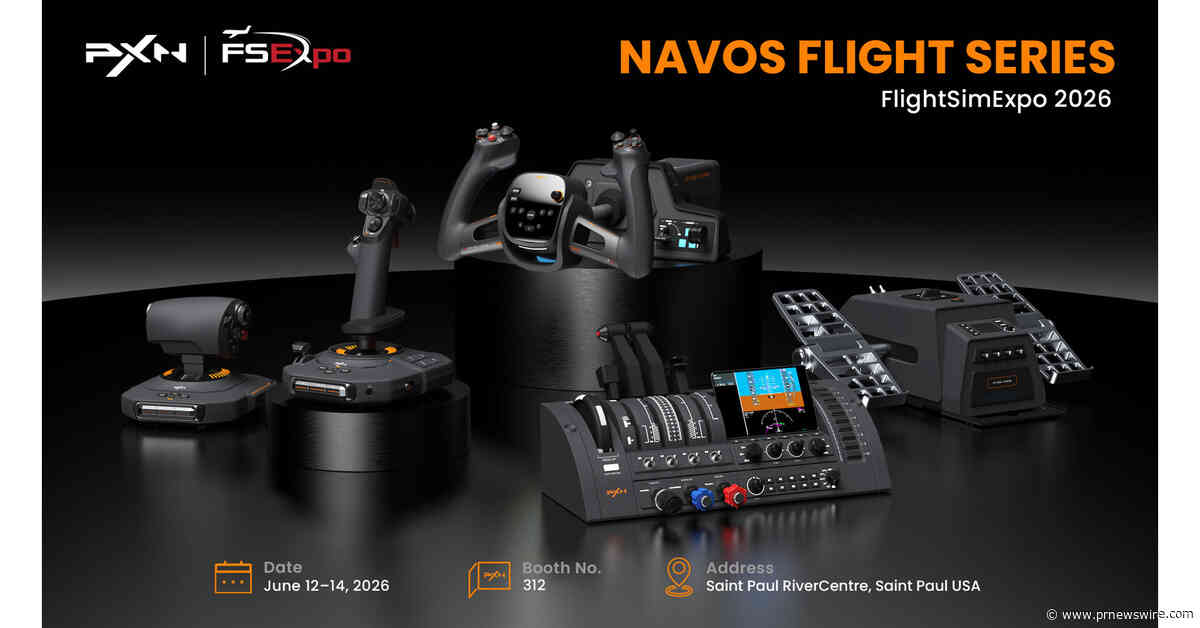 PXN Unveils All-New High-Linearity Modular NAVOS Flight Series at FlightSimExpo 2026