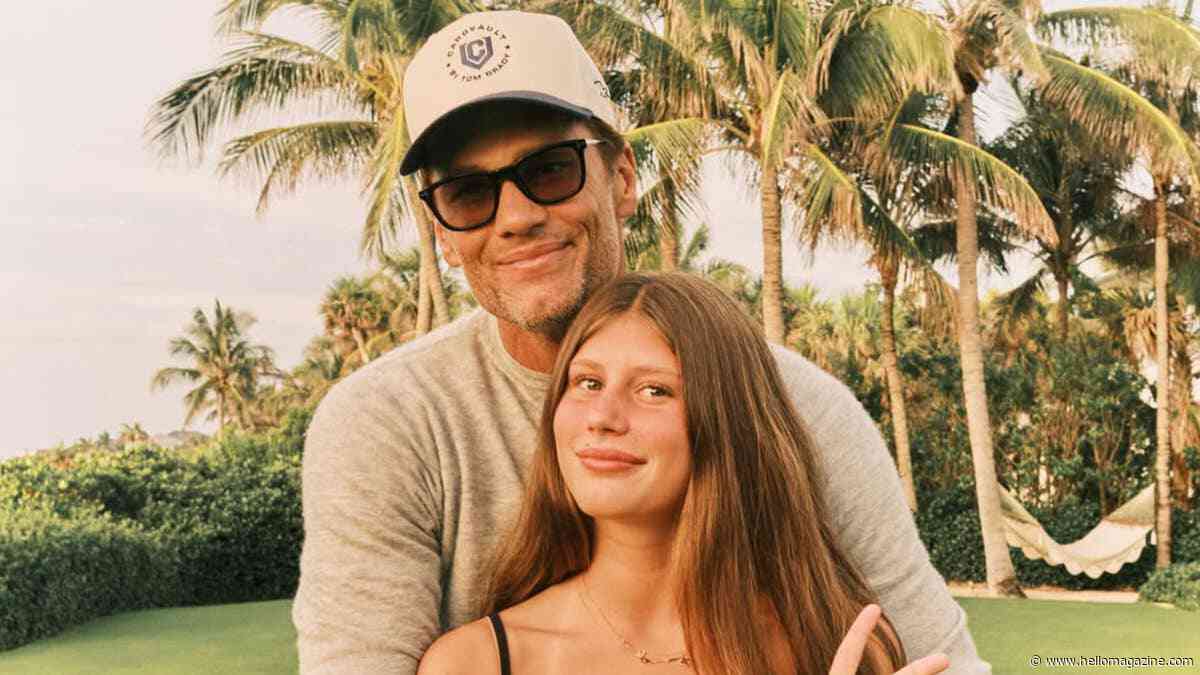 Tom Brady struggles to 'keep up' with athletic teenage daughter during tropical vacation