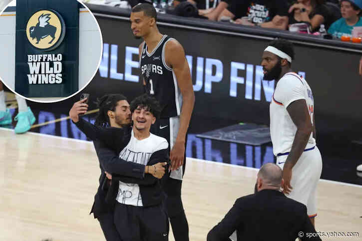 Buffalo Wild Wings slammed for offer to fan who ran on to court during Knicks-Spurs NBA Finals game