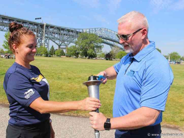 Sarnia-area law enforcement officers carry the torch for Special Olympics