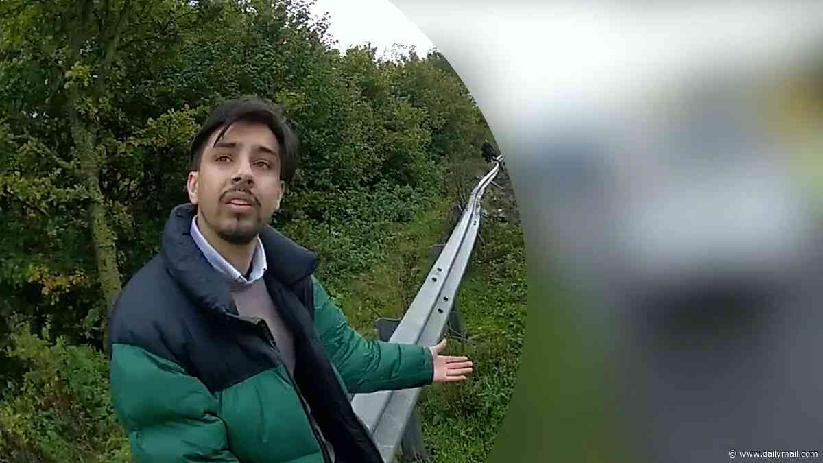 Reckless BMW driver who killed two women on hard shoulder of motorway after hitting 100mph in torrential rain is jailed for 15 years