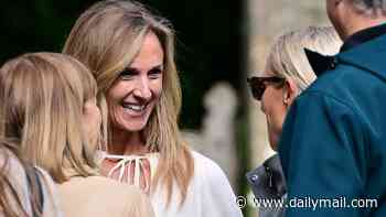 Peter Phillips and Harriet Sperling's blended family arrive at Cotswolds church with Zara Phillips for Royal Wedding dress rehearsal