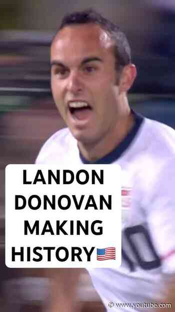Donovan making World Cup History!🇺🇸🍿