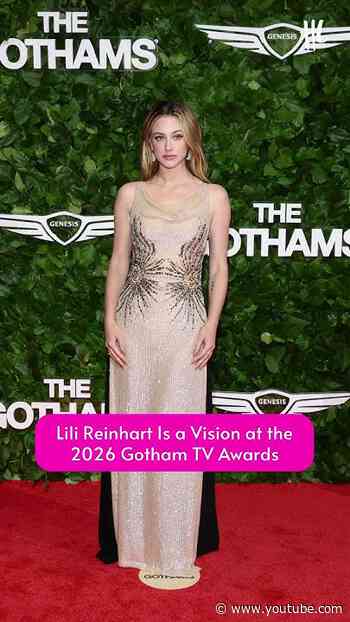 Lili Reinhart was glowing at the 2026 Gotham TV Awards in New York City.⭐️ (📸: Getty Images)