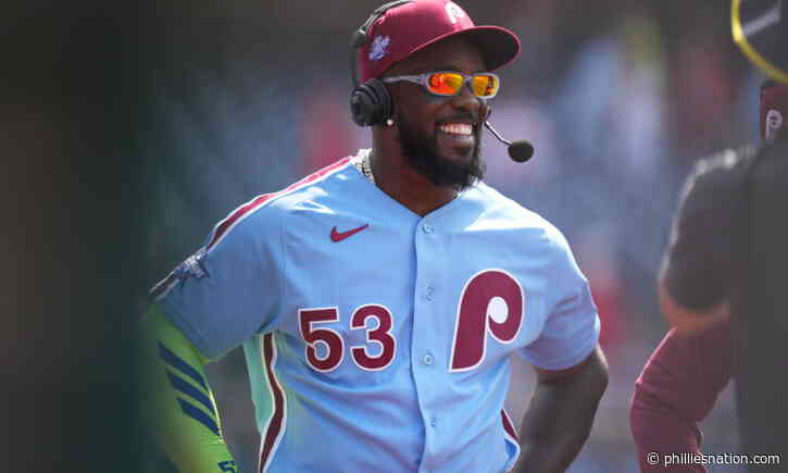 Adolis García hits first home run since May 6, shows confidence during Phillies’ sweep of Padres