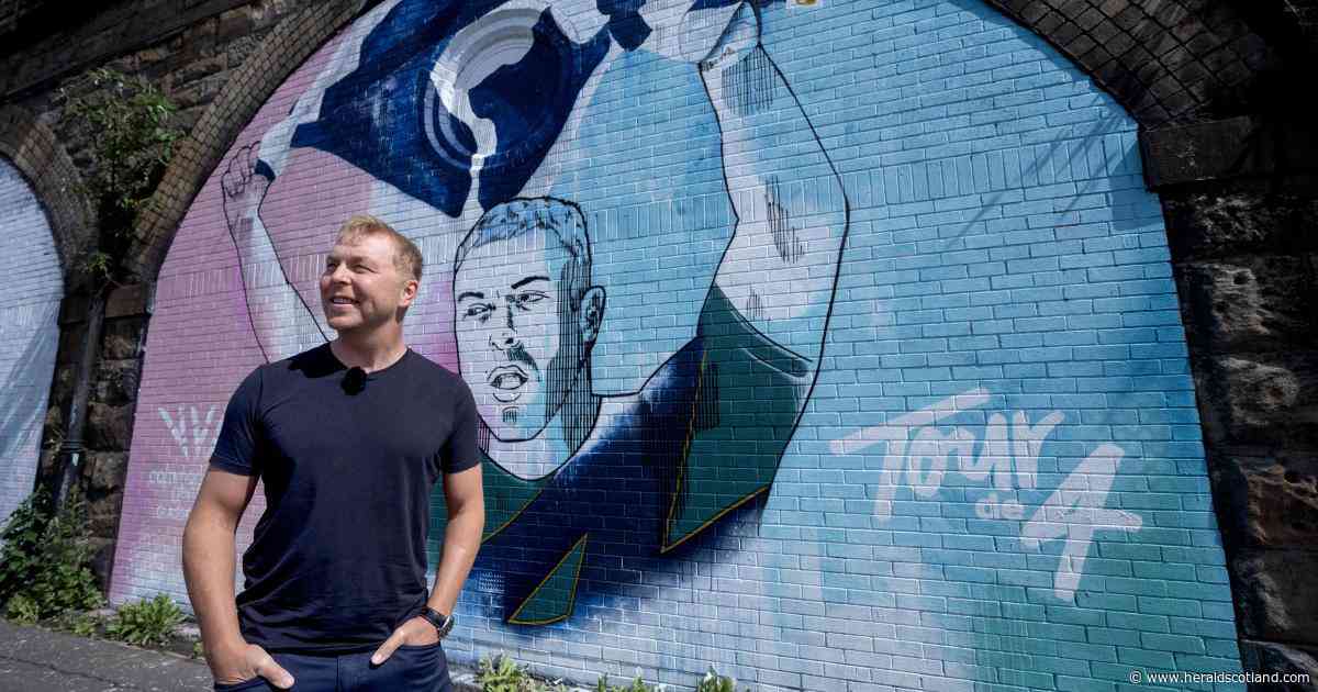 Sir Chris Hoy unveils ‘surprise’ mural in Glasgow ahead of Commonwealth Games