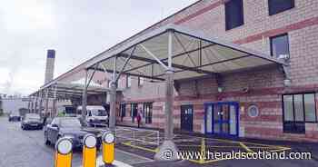 Person hit with 'filthy' water from leaking ceiling at Scottish hospital