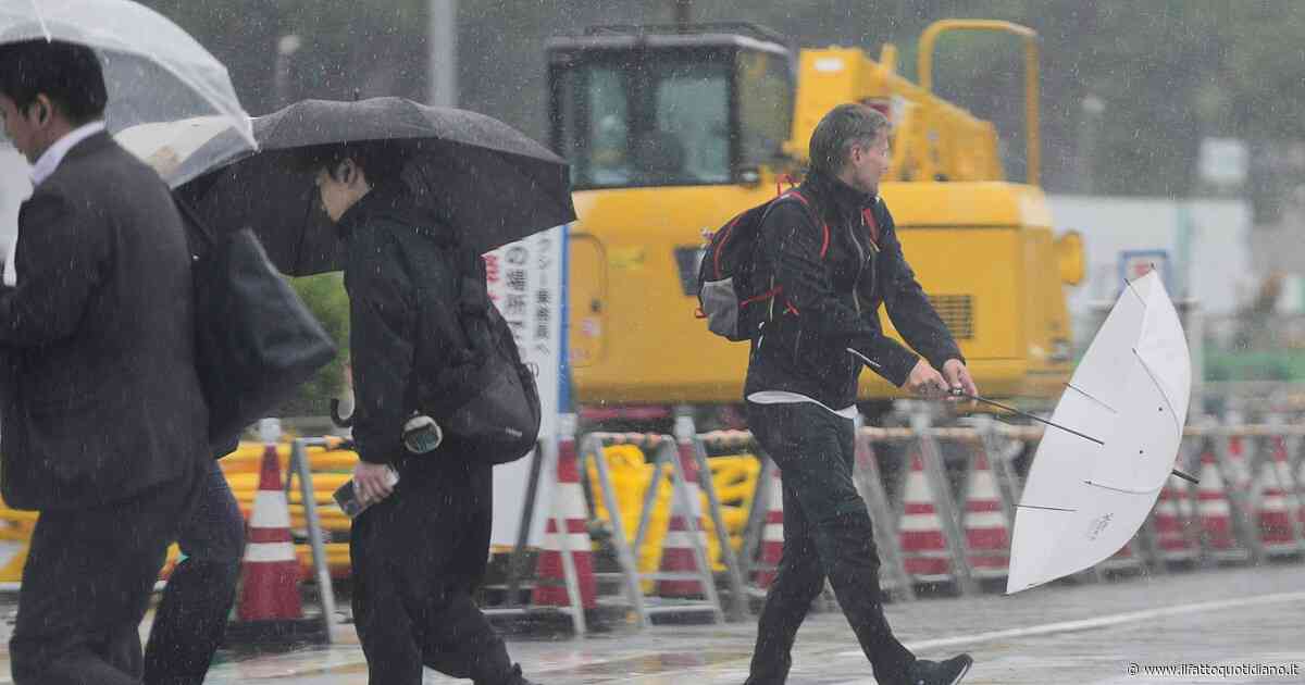 Giappone tra tifone Jangmi e caldo estremo: Tokyo paralizzata tra blackout e allagamenti