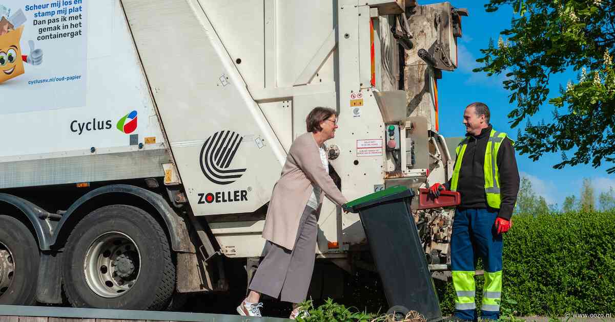 Afvalinzameling in Waddinxveen start eerder tijdens zomermaanden