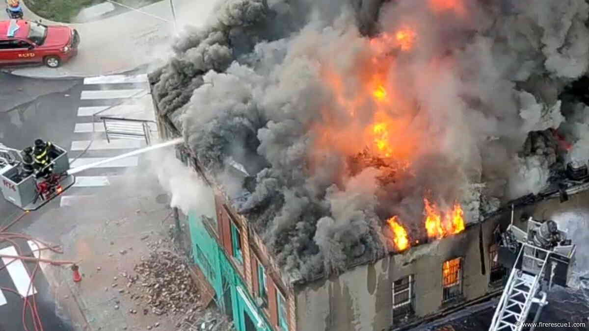 Photo of the Week: Mo. fireground tower attack