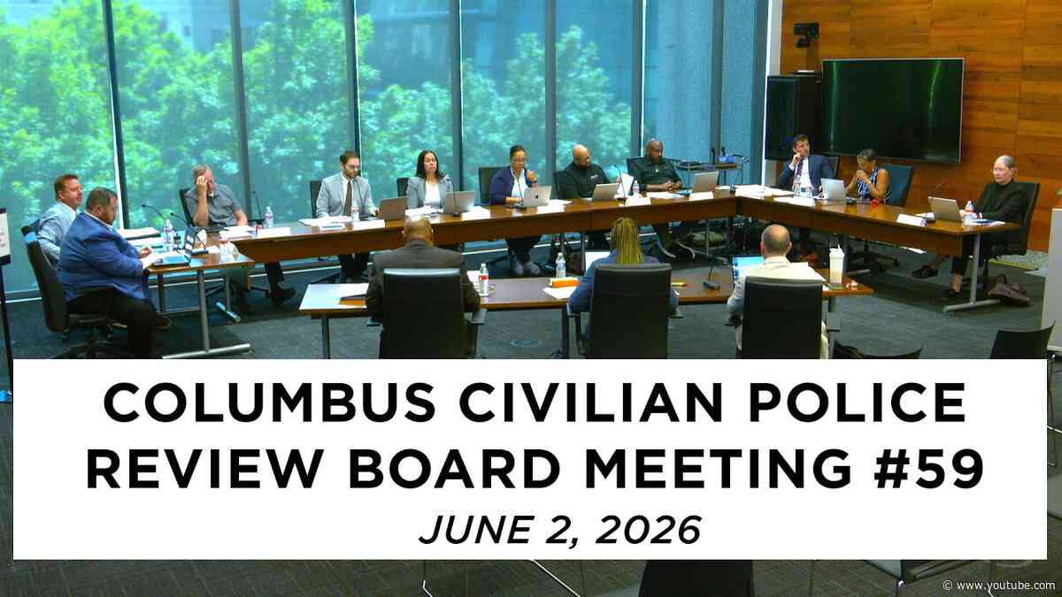 Columbus Civilian Police Review Board Meeting #59.