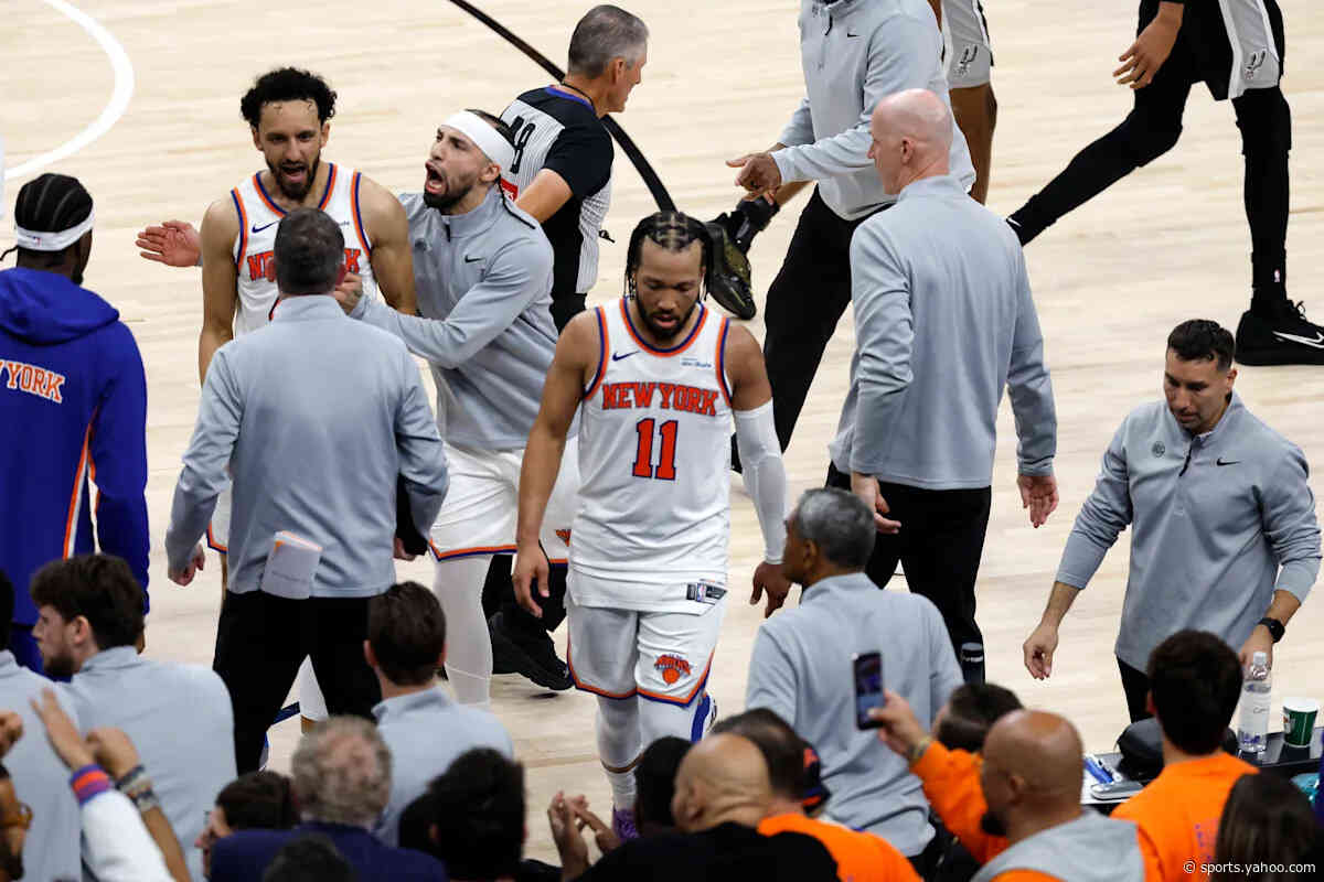 NBA Finals 2026: Fan who made 'vulgar' taunt at Jalen Brunson reportedly can't sit courtside for rest of series