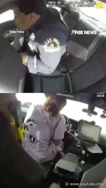 Handcuffed suspect STEALS police cruiser with OFFICER INSIDE #foxnews #news #us #fox
