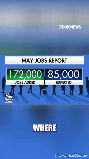 May jobs report BLOWS PAST expectations #shorts