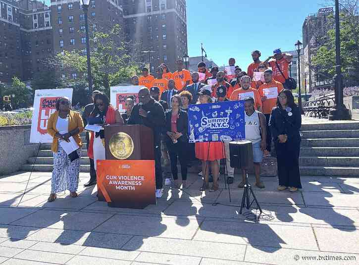 Bronx Borough President Vannessa Gibson announces launch of Gun Violence Awareness Month